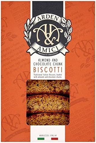 Arden & Amici Almond & Chocolate Chip Biscotti 150g - Pack of 6