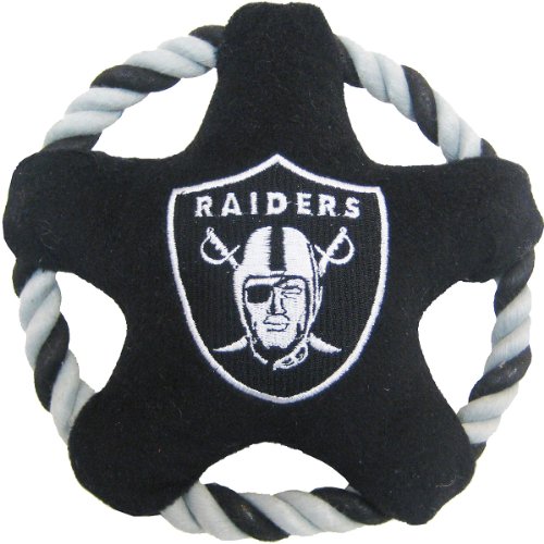 Pets First NFL Oakland Raiders Star Disk Toy