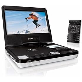 Philips DCP850 8.5" Portable DVD Player With DIVx and iPod Dock