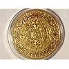 End of the World 2012 Gold Plated Mayan Coin 1 Troy OZ
