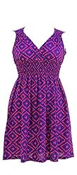 Plus Size V-neck Spandex Spring General Print  Dress