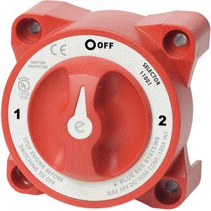 Blue Sea Systems e-Series Battery Switch with Alternator Field Disconnect (3-Position)