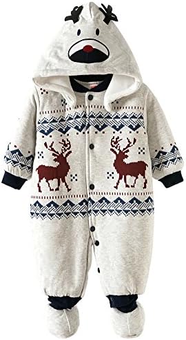 Laoen Winter Baby Animal Fleece Jacket /Coat /Siamese Romper