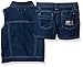 Kensie Girls' 3 Piece Lace Trimmed Denim Vest, Short and T-Shirt Set
