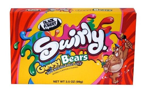 Black Forest Swirly Gummy Bear Concession, 3.5-Ounce Boxes (Pack of 24) by Black Forest