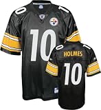 Pittsburgh Steelers Santonio Holmes Black NFL Adult Replica Football Jersey
