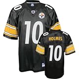 Pittsburgh Steelers Santonio Holmes Black NFL Adult Replica Football Jersey