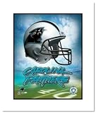 Carolina Panthers NFL Double Matted 8x10 Photograph Team Logo and Football Helmet Collage