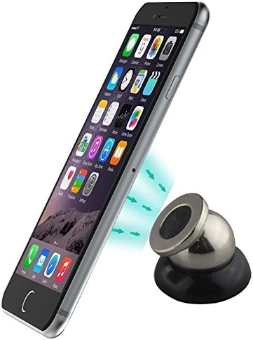 ICEKEY Magnetic Universal Smartphone Car Mount Holder Cradle Black)
