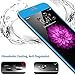 F-color iPhone 6 Screen Protector, iPhone 6S Screen Protector, Ballistic Tempered Glass + Metal Frame to Full Coverage Maximum Screen Protection from Bumps Drops Scrapes 0.3mm 9H 2.5D HD, Blue