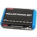 Presa PSHP9C 00200 Hollow Punch Tool Kit for Metal and More (9 Piece)