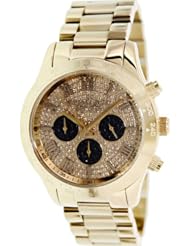 Michael Kors Layton Glitz Gold-tone Crystal Dial Ladies Watch MK5830
