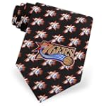 Men's Philadelphia 76ers Silk Tie by NBA in Black