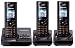 Electronics : Panasonic KX-TG8223EB Triple - Digital Cordless Phone with Answering Machine