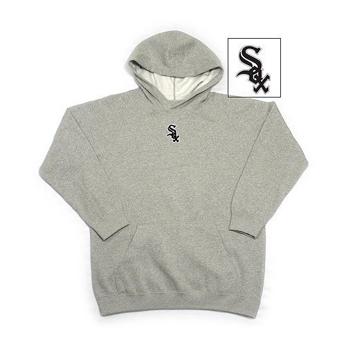 Chicago White Sox MLB "JV" Youth Pullover Hooded Sweatshirt For Kids (Heather)