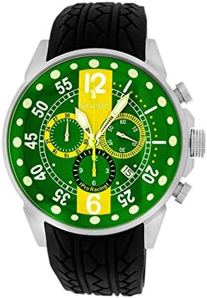 Roberto Bianci Men's 7098mrub-ss_greyel Pro Racing Analog Display Analog Quartz Black Watch