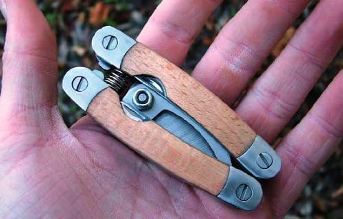 Folding Pocket Secateurs Wood Special Edition