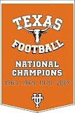 Texas Longhorns University of - Dynasty Banners (Pennants)