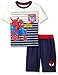 Marvel Boys' 2 Piece Spiderman Short Set With Sublimated Pocket