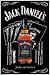 Kitchen & Housewares : Poster framed: Jack Daniels - Poker (36 x 24 inches)