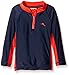 Tommy Bahama Boys' Half Zip Long Sleeve Swim Rash Guard