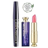 MCC C Curve Voluminzing Mascara + ECOCERT Organic Studio Tint Lipstick Set (102)