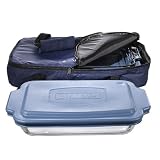 Anchor Hocking Oven Basics 6 Piece Bake N Take Set, Crystal Clear Bakeware