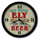 Vintage ELY Old Style Beer 10 Wall Clock USA