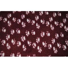 Veterinary Dog Bed Hundedecke Hundeteppich 150x100 cm rot-wei�