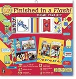 Finished in a Flash 12-Page Scrapbook Kit - Theme Park (12