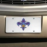 New Orleans Hornets License Plate Cover (Silver Base)