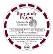 Marinade Seasonings Burgundy Pepper Case of 12