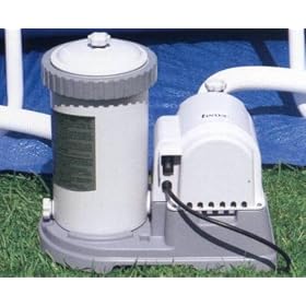 Intex 2500 gph Filter Pump w/ Hoses – Model# 633 for 18′ or Larger Pool
