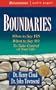 Boundaries