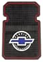 Chevrolet Logo Universal-Fit Molded Front Truck Mat with Red Border - Set of 2