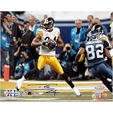 Ike Taylor Autographed SB XL Interception Front View 8x10 Photograph