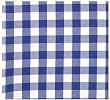 Durable Hand Woven 100% Cotton Blue Picnic Check Tablecloth 54" X 90"