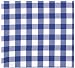 Durable Hand Woven 100% Cotton Blue Picnic Check Tablecloth 54" X 90"