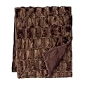 Home Faux Fur Throw - Brown (50x60")