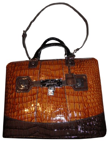 Womens Guess Purse Handbag Camel Multi