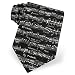 Men's Violin Classic Sheet Music Silk Tie by Museum Artifacts in Black