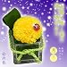 【送料無料】プリザーブドフラワーギフト「ピンポンマムでお試し