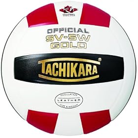 Click here to buy Tachikara SV5W Gold Competition Premium Leather Volleyball.