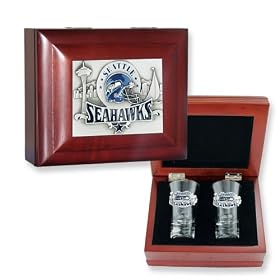 NFL Seahawks Flared Team Shooters Collector Box