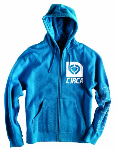 C1RCA Herren Jacke Insignia Zip Fleece, cyan, M, MBHZ012 Preisvergleich
