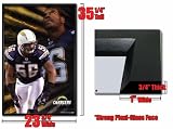 FRAMED SAN DIEGO CHARGERS SHAWNE MERRIMAN POSTER FR4325