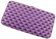 PURPLE Raised Geometric Two Tone Hard Case Wallet