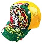 New Ed Hardy By Christian Audigier Roaring Tiger Rhinestone Trucker Hat Cap