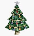 Avon 2008 Collectible Christmas Tree Pin