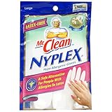 Mr. Clean 1137-01 Nyplex Gloves, Size Large, Case of Twelve Pairs of Gloves
